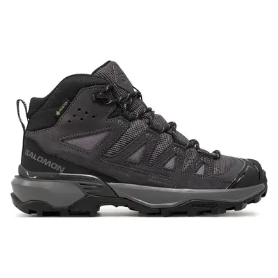 Trekingová obuv Salomon X Ultra 360 Leather Mid Gore-Tex L47571100 Šedá