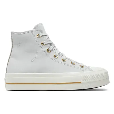 Plátěnky Converse Chuck Taylor All Star Lift Platform Tailored Lines A08237C Šedá