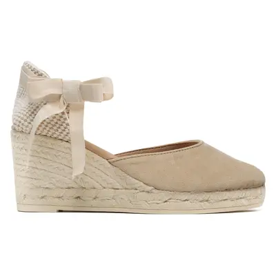 Espadrilky Manebi Low Wedge Espadrilles M 1.1 WL Béžová