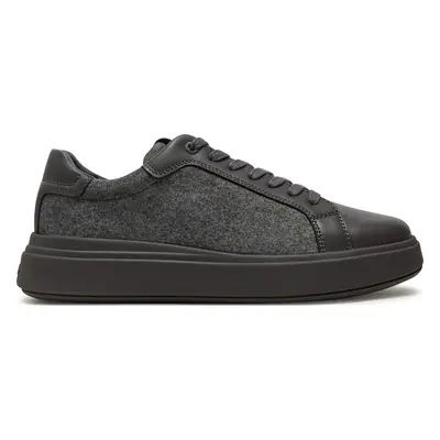 Sneakersy Calvin Klein Low Top Lace Up Wool HM0HM01597 Šedá