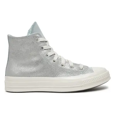 Plátěnky Converse Chuck 70 Suede Shimmer A08224C Šedá