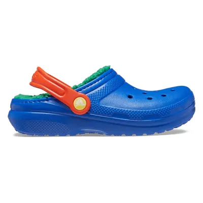 Nazouváky Crocs Classic Lined Clog Kids 207010 Modrá