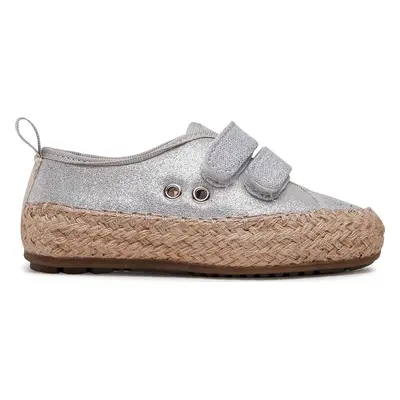 Espadrilky EMU Australia Millner Metallic K12506 Stříbrná