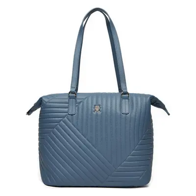 Kabelka Tommy Hilfiger Poppy Reform Tote Qu AW0AW17013 Modrá