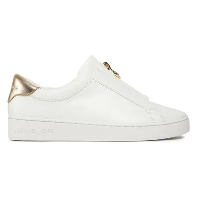 Sneakersy MICHAEL Michael Kors Keaton Zip Slip On 43R4KTFP2L Bílá