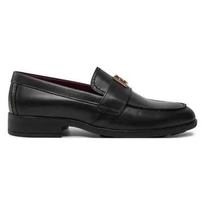 Lordsy Tommy Hilfiger Th Leather Classic Loafer FW0FW07961 Černá