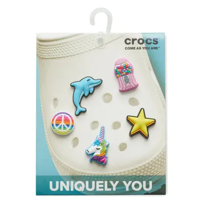 Ozdoba na obuv Crocs Jibbitz Girls Rule 5 Pack 10008410 Barevná