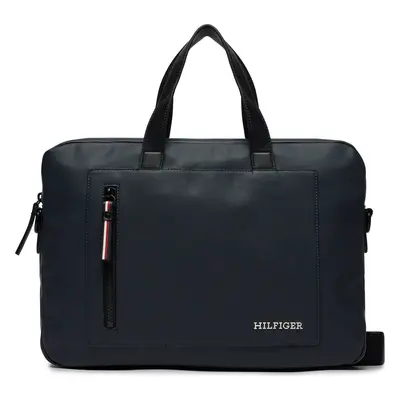 Brašna na notebook Tommy Hilfiger Th Pique Slim Computer Bag AM0AM11784 Tmavomodrá