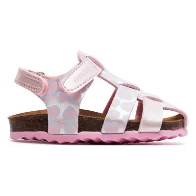 Sandály Geox B Sandal Chalki Girl B452RA 000NF C8010 M Růžová