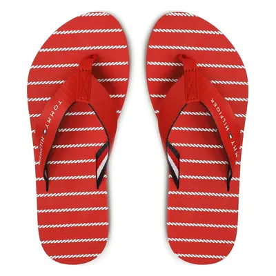 Žabky Tommy Hilfiger Essential Rope Sandal FW0FW07142 Červená