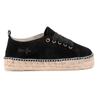 Espadrilky Manebi Sneakers D K 1.0 E0 Černá