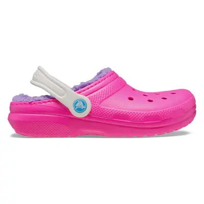 Nazouváky Crocs Classic Lined Clog Kids 207010 Růžová