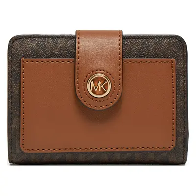 Malá dámská peněženka MICHAEL Michael Kors 32R4G0KF5B Hnědá