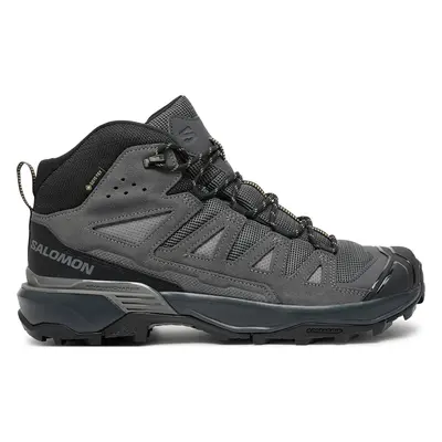 Trekingová obuv Salomon X Ultra 360 Leather Mid Gore-Tex L47570800 Černá