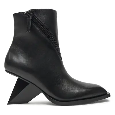 Polokozačky United Nude Rockit Zip Bootie 1086501192 Černá