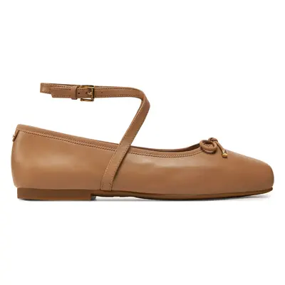 Baleríny Michael Kors Collette Leather Ballet Flat 40T4CTFP1L Hnědá