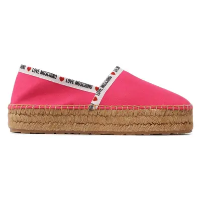 Espadrilky LOVE MOSCHINO JA10323G1GJH0604 Růžová