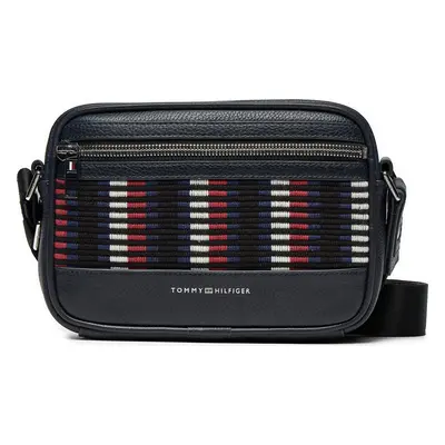 Brašna Tommy Hilfiger Th Corp Leather Camera AM0AM12722 Tmavomodrá