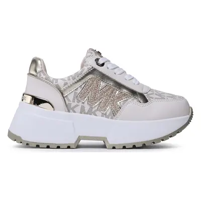 Sneakersy MICHAEL KORS KIDS Cosmo Maddy MK100678C Écru