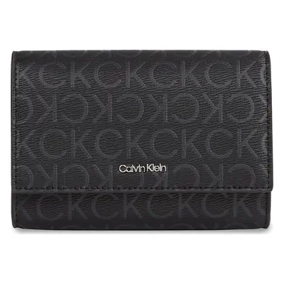 Velká dámská peněženka Calvin Klein Ck Must Bifold/Cardhldr_Epi Mono K60K611775 Černá