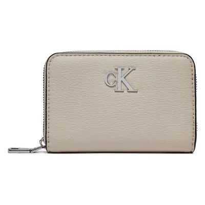 Malá dámská peněženka Calvin Klein Minimal Monogram Med Za K60K611500 Béžová