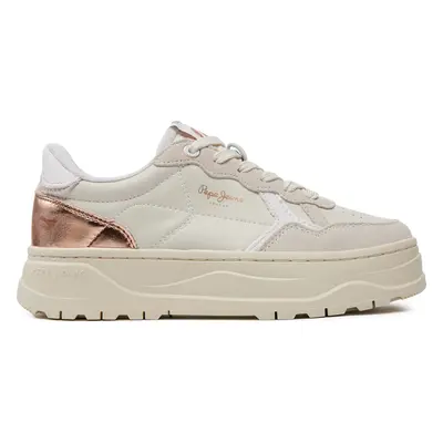 Sneakersy Pepe Jeans Kore Sun W PLS00009 Écru