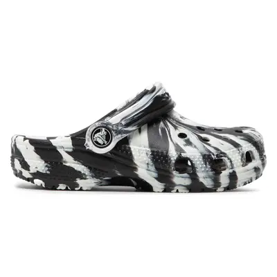 Nazouváky Crocs Classic Marbled Clog 207464 Černá