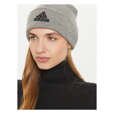 Čepice adidas Logo Beanie IY7665 Šedá