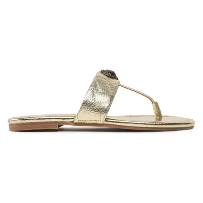 Žabky Kurt Geiger Kensington T-Bar Sandal 8651461109 Zlatá