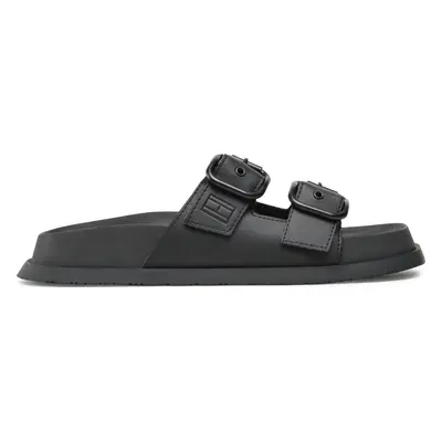 Nazouváky Tommy Jeans Fancy Sandal EN0EN02136 Černá