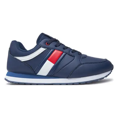 Sneakersy Tommy Hilfiger T3X9-33663-1695 Tmavomodrá