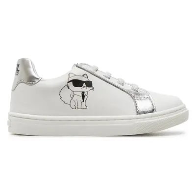 Sneakersy Karl Lagerfeld Kids Z30321 Bílá