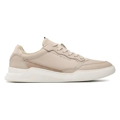 Sneakersy Tommy Hilfiger Elevated Cupsole Leather FM0FM04490 Béžová