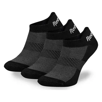 Sada 3 párů nízkých ponožek unisex Reebok R0356P-SS24 (3-pack) Černá