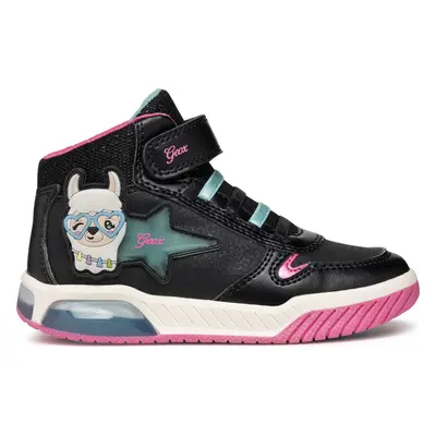 Sneakersy Geox J Inek Girl J36ASC 0CENF C9B4A M Černá