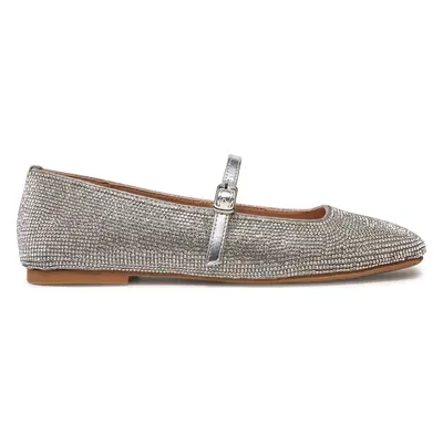 Baleríny Steve Madden Ezri-R SM11003245 Stříbrná