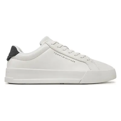 Sneakersy Tommy Hilfiger Court FM0FM05207 Écru