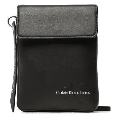 Pouzdro na mobil Calvin Klein Jeans Sculpted N/S Phone Xbody Tag K60K610608 Černá