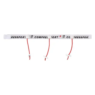 Sportovní opasek Compressport Race Belt CU00013B Bílá