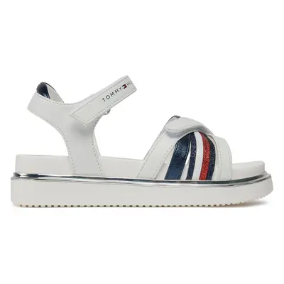 Sandály Tommy Hilfiger Velcro Sandal T3A2-33240-0273 M Bílá