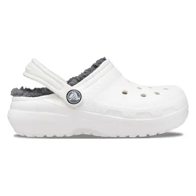 Nazouváky Crocs Classic Lined Clog Kids 207010 Bílá