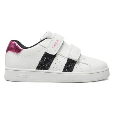 Sneakersy Geox J Eclyper Girl J45LRA 000BC C0404 S Bílá