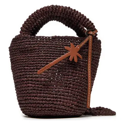 Kabelka Manebi Handcrafted Raffia Summer Bag Mini V 7.4 AM Hnědá