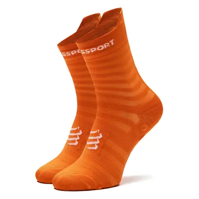 Klasické ponožky Unisex Compressport Pro Racing Socks V4.0 Ultralight Run High XU00050B Červená