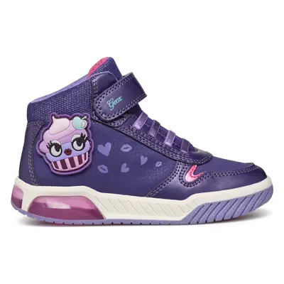 Sneakersy Geox J Inek Girl J36ASC 0CENF C8371 D Fialová