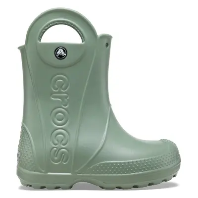 Holínky Crocs Handle Rain Boot Kids 12803 Zelená