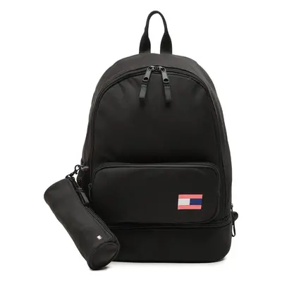 Batoh Tommy Hilfiger Big Flag Backpack Set AU0AU01726 Černá