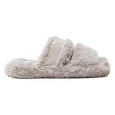 Bačkory Tommy Hilfiger Fur Basics Slipper FW0FW08343 Šedá