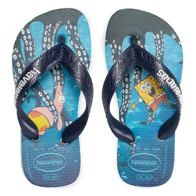 Žabky Havaianas K T Spongeb 41470660001 Tmavomodrá