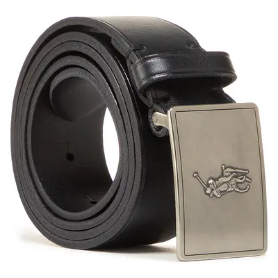 Pánský pásek Polo Ralph Lauren 36mm Pp Plaque Belt 405691693001 Černá